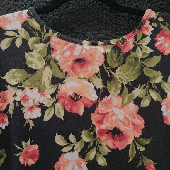 Maxine Nichols Womens Top Multi-Color Size Large Polyester Blend Pullover Stretc - Picture 12 of 12